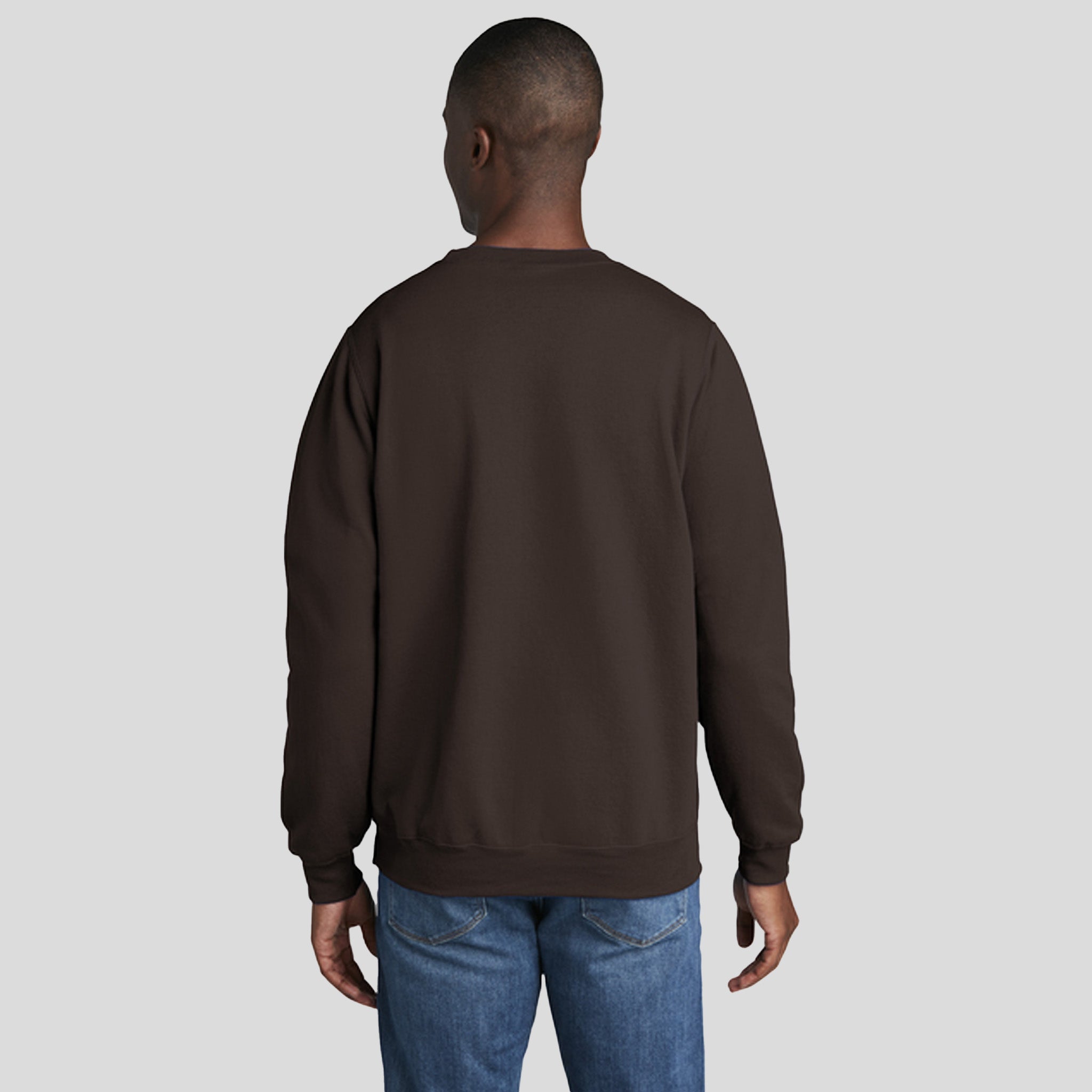 Core Fleece Crewneck Sweatshirt | Dark Chocolate Brown