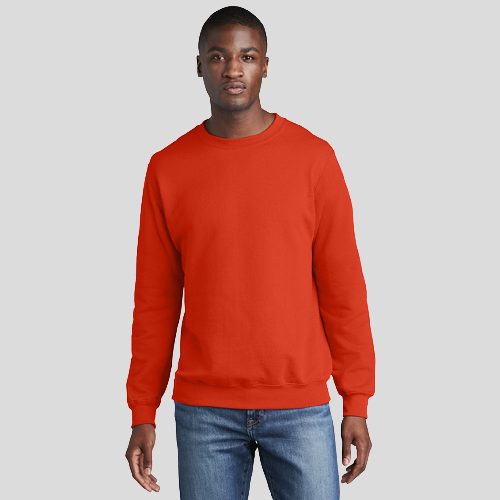 Core Fleece Crewneck Sweatshirt | Orange