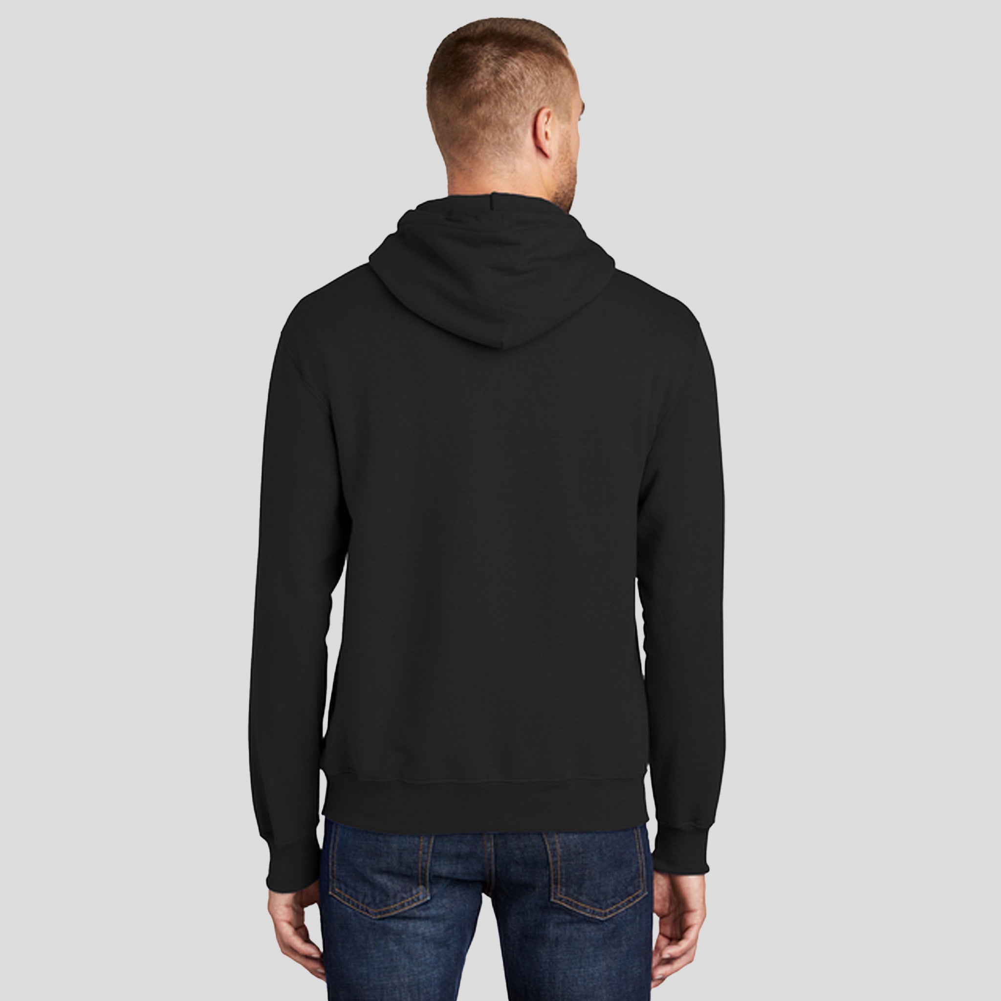 Core Fleece Pullover Hooded Sweatshirt | Jet Black
