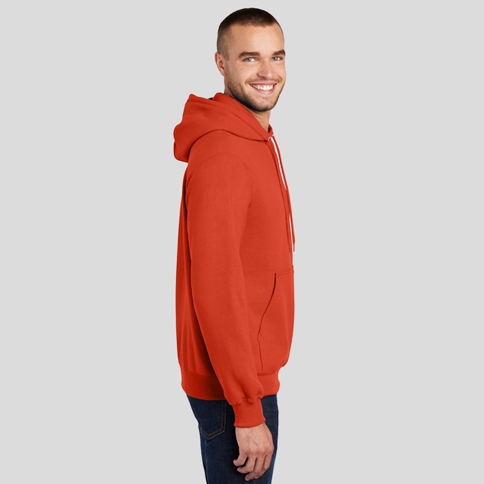 Core Fleece Pullover Hooded Sweatshirt | Orange