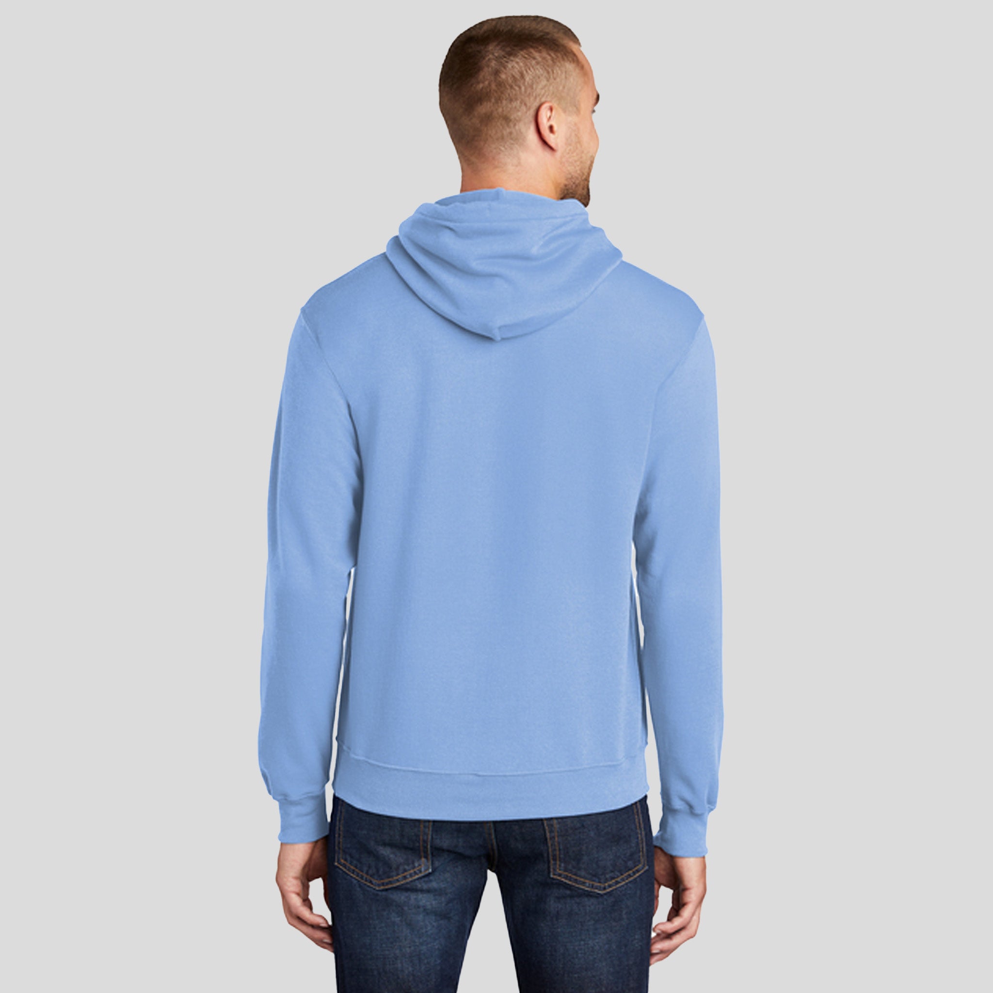 Core Fleece Pullover Hooded Sweatshirt | Light Blue