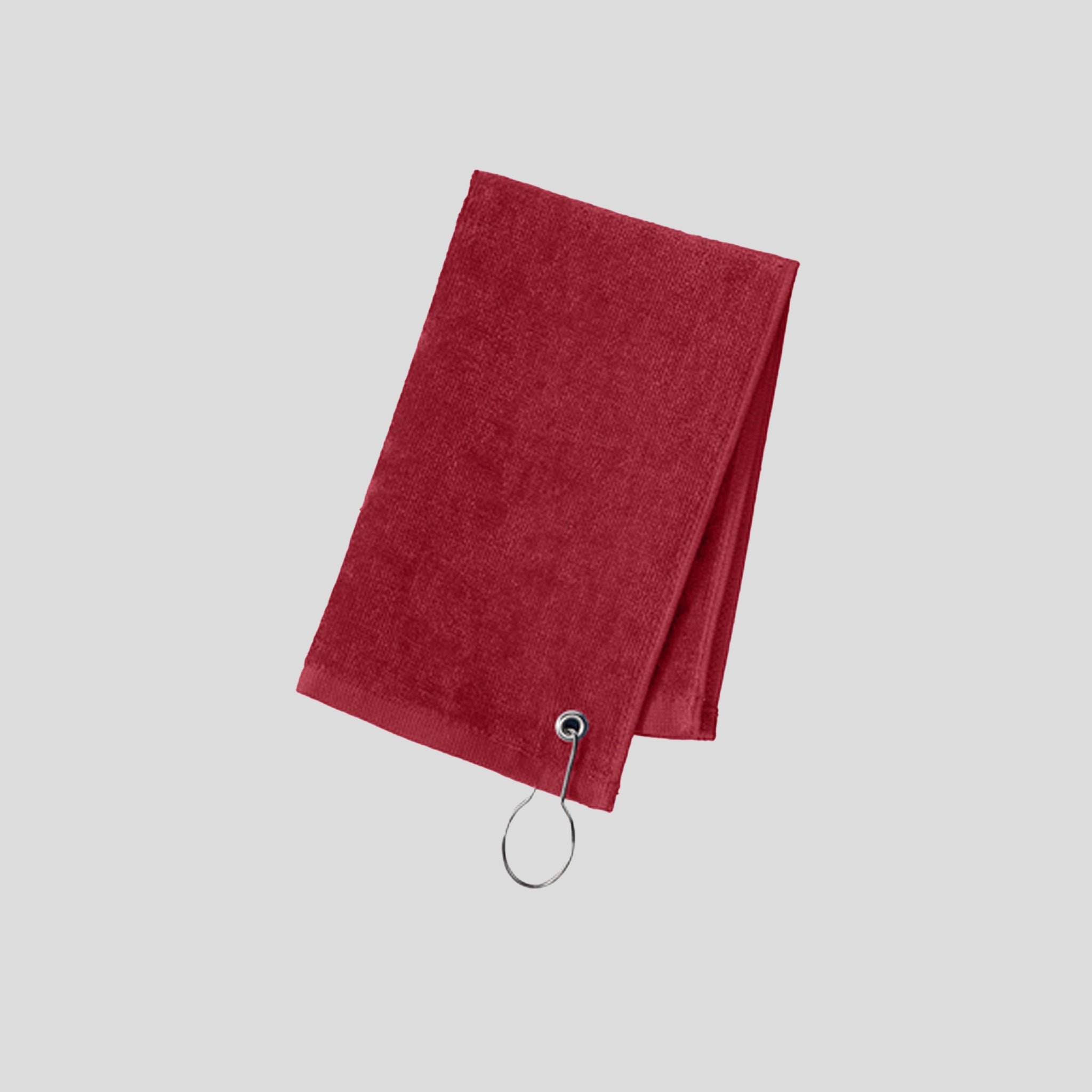 Grommeted Hemmed Towel | Red