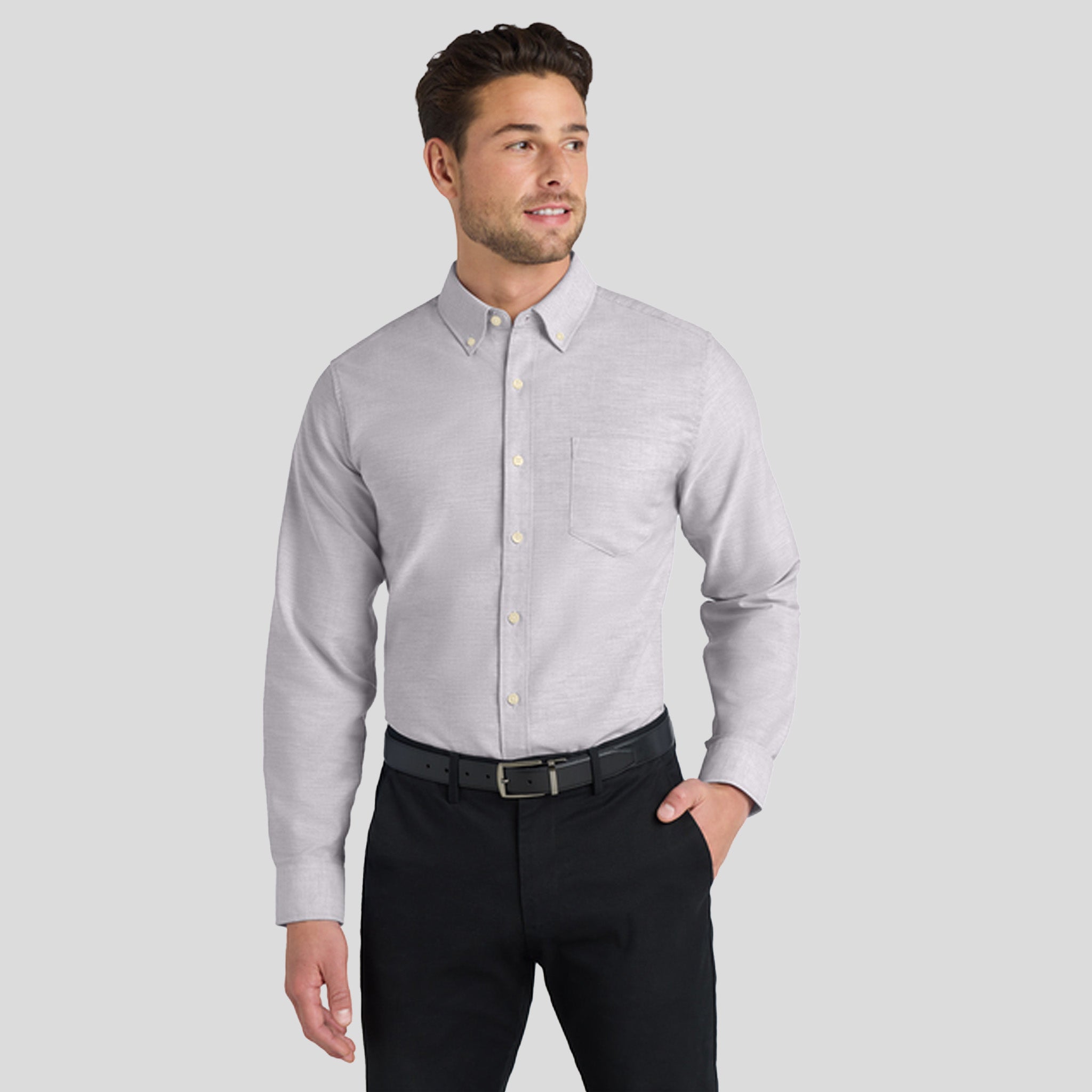 SuperPro™ Oxford Shirt | Gusty Grey