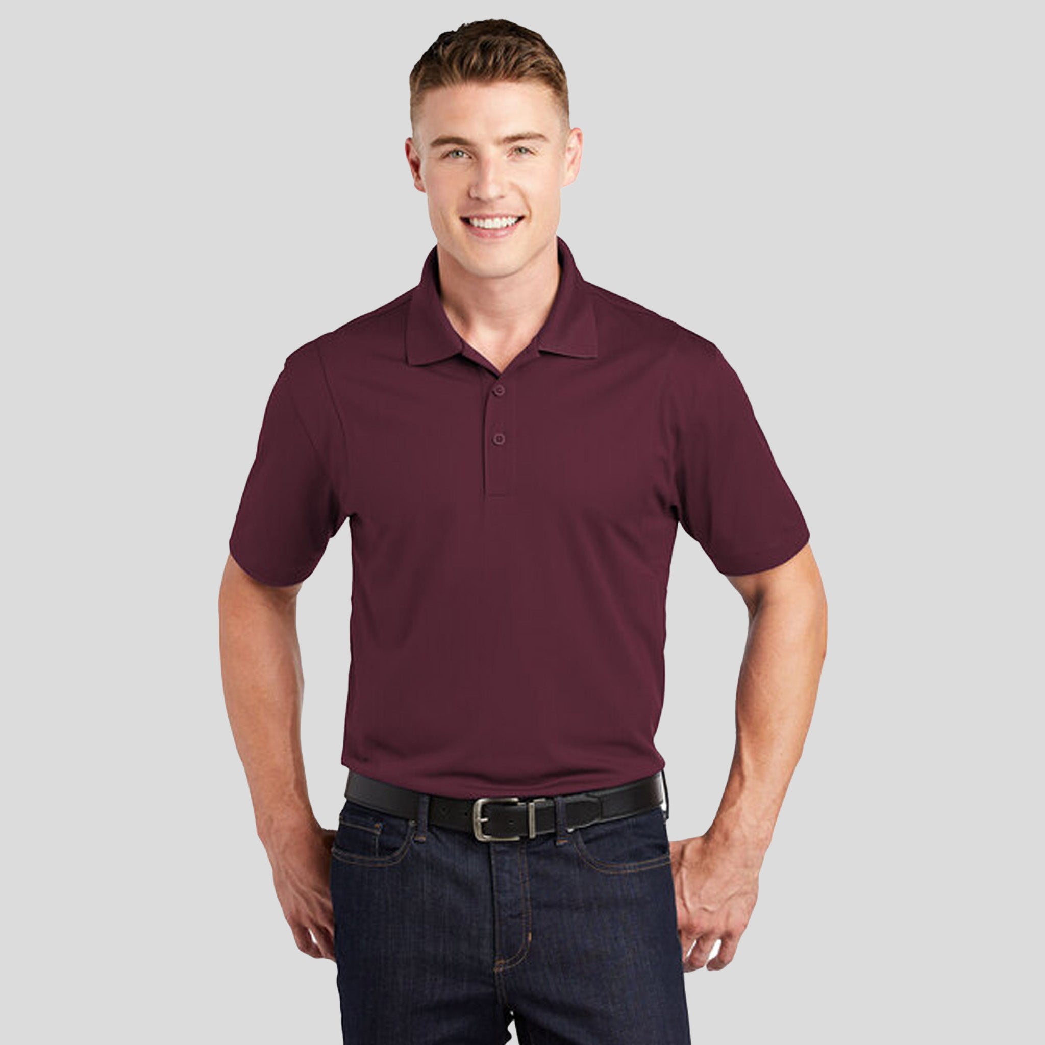 Micropique Sport-Wick® Polo | Maroon
