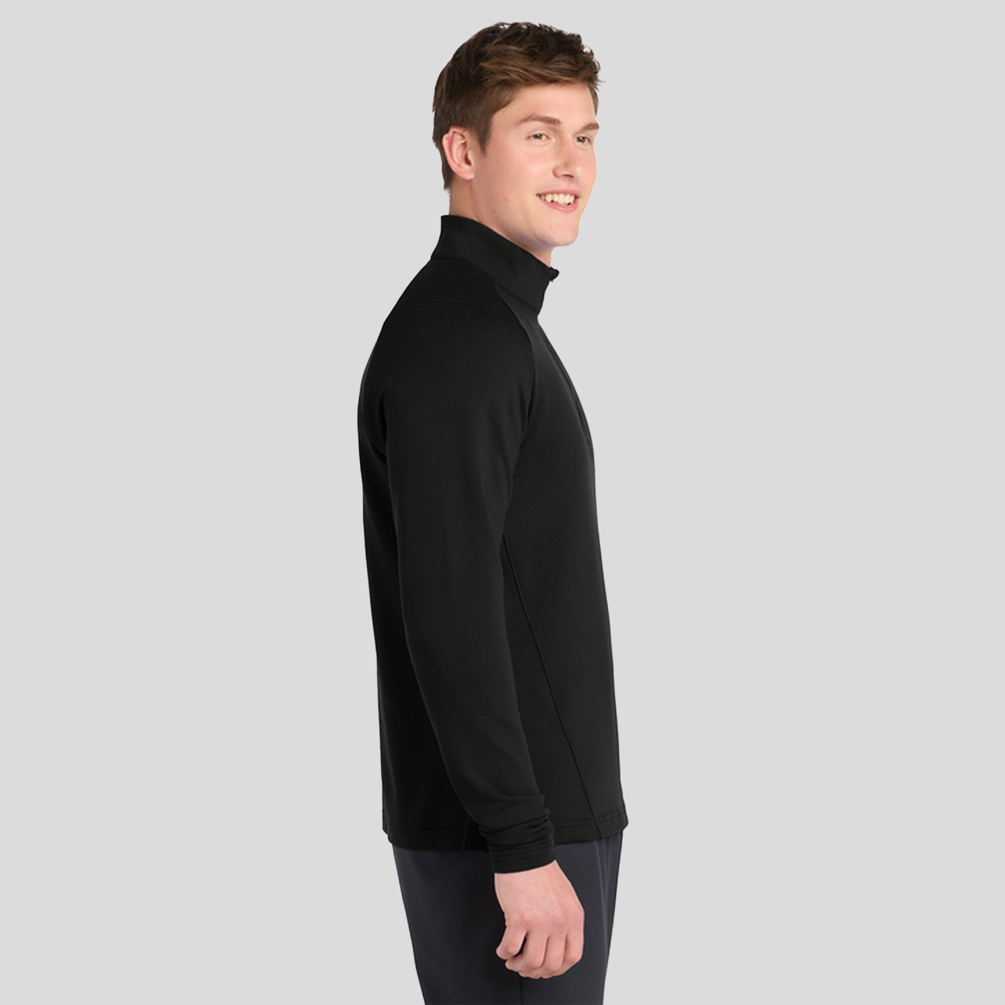 Men's Sport-Wick® Flex Fleece 1/4-Zip | Black