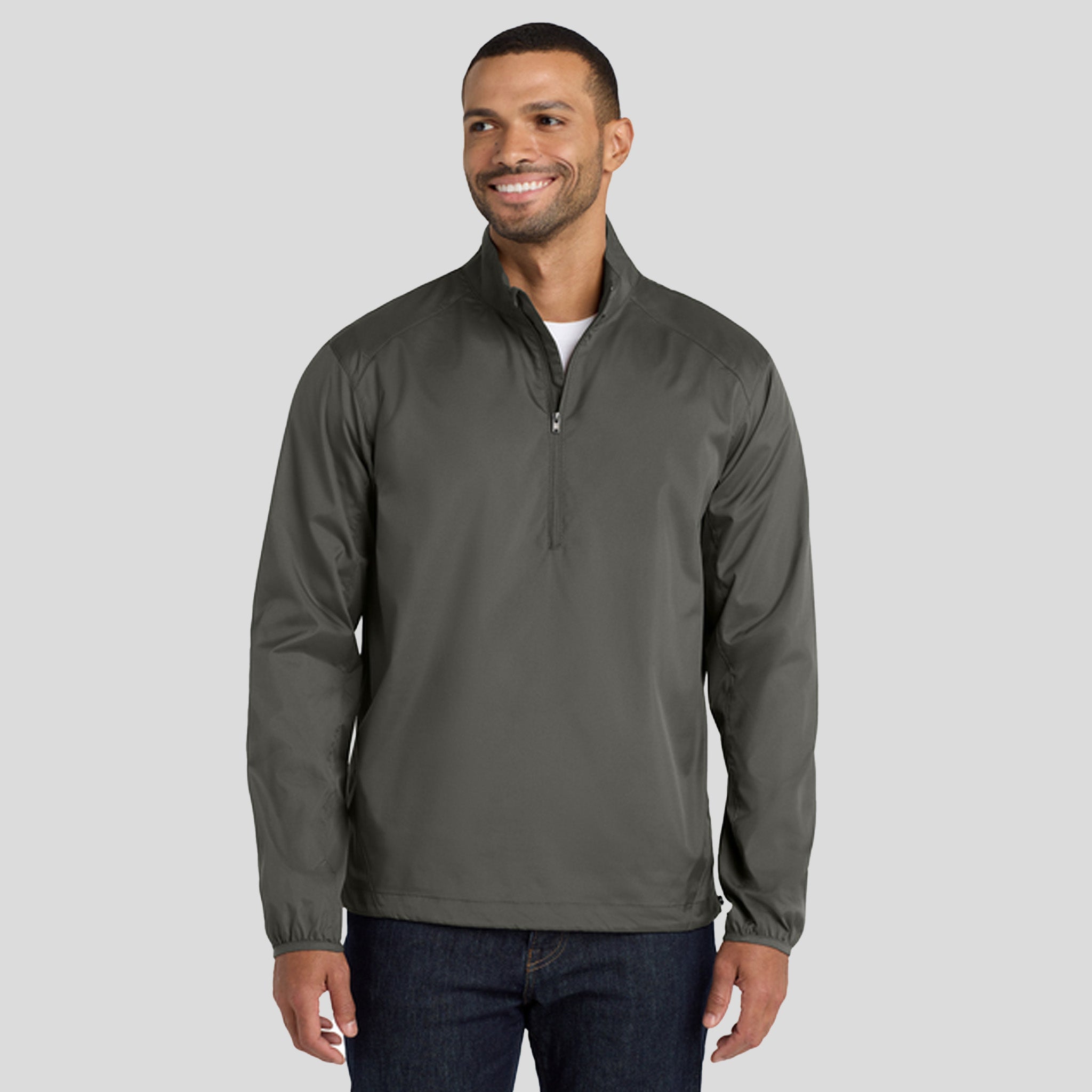 Zephyr 1/2-Zip Pullover | Grey Steel
