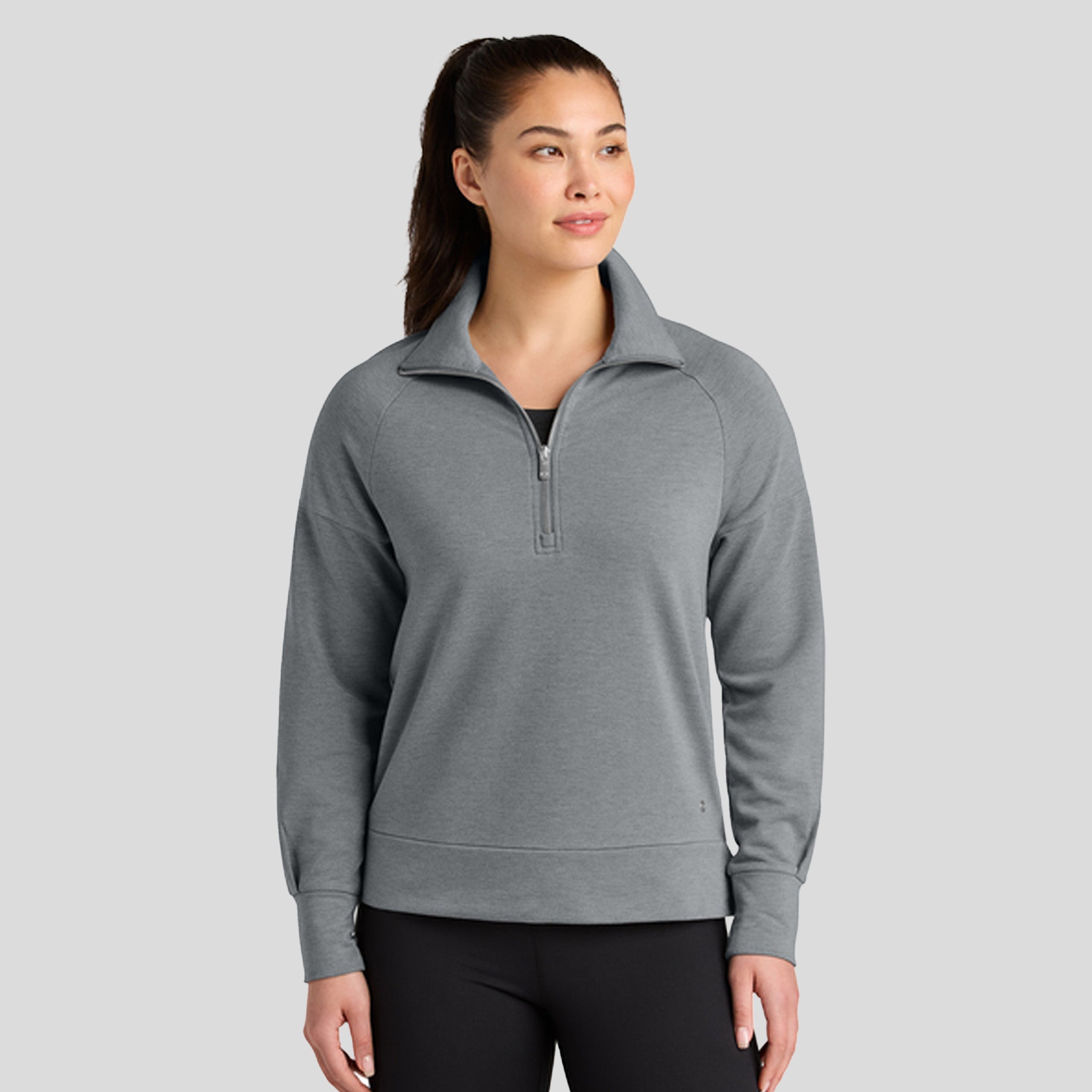Women’s Luuma 1/2-Zip | Petrol Grey Heather