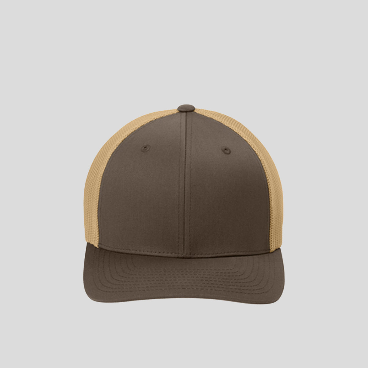 Flexfit® Mesh Back Cap | Brown/Khaki – Robert's Medical Uniforms