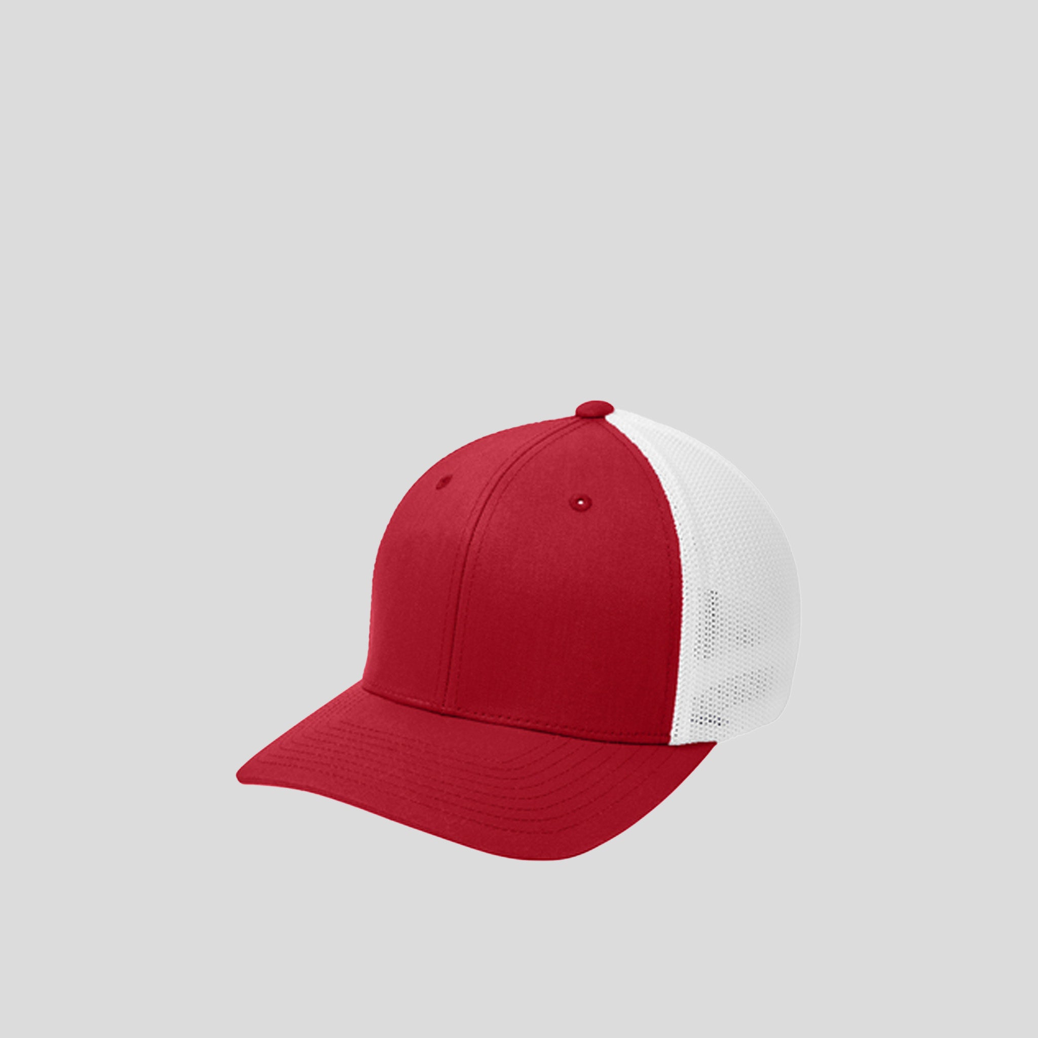 Flexfit® Mesh Back Cap | True Red/White