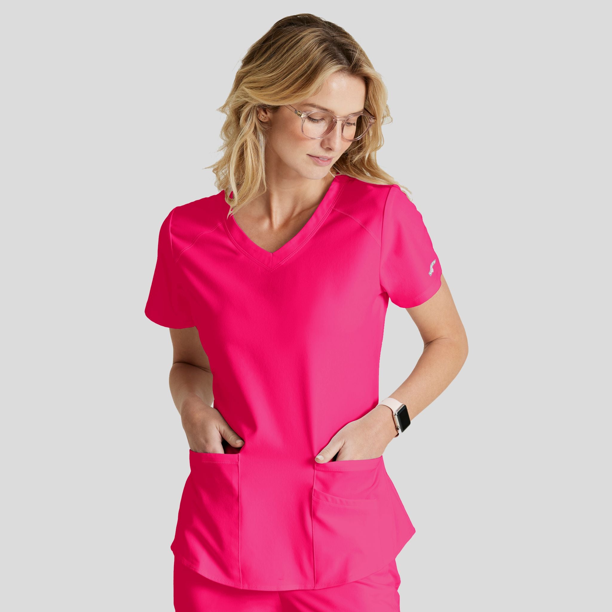 Breeze Scrub Top | Vibrance Pink – Robert's Medical Uniforms