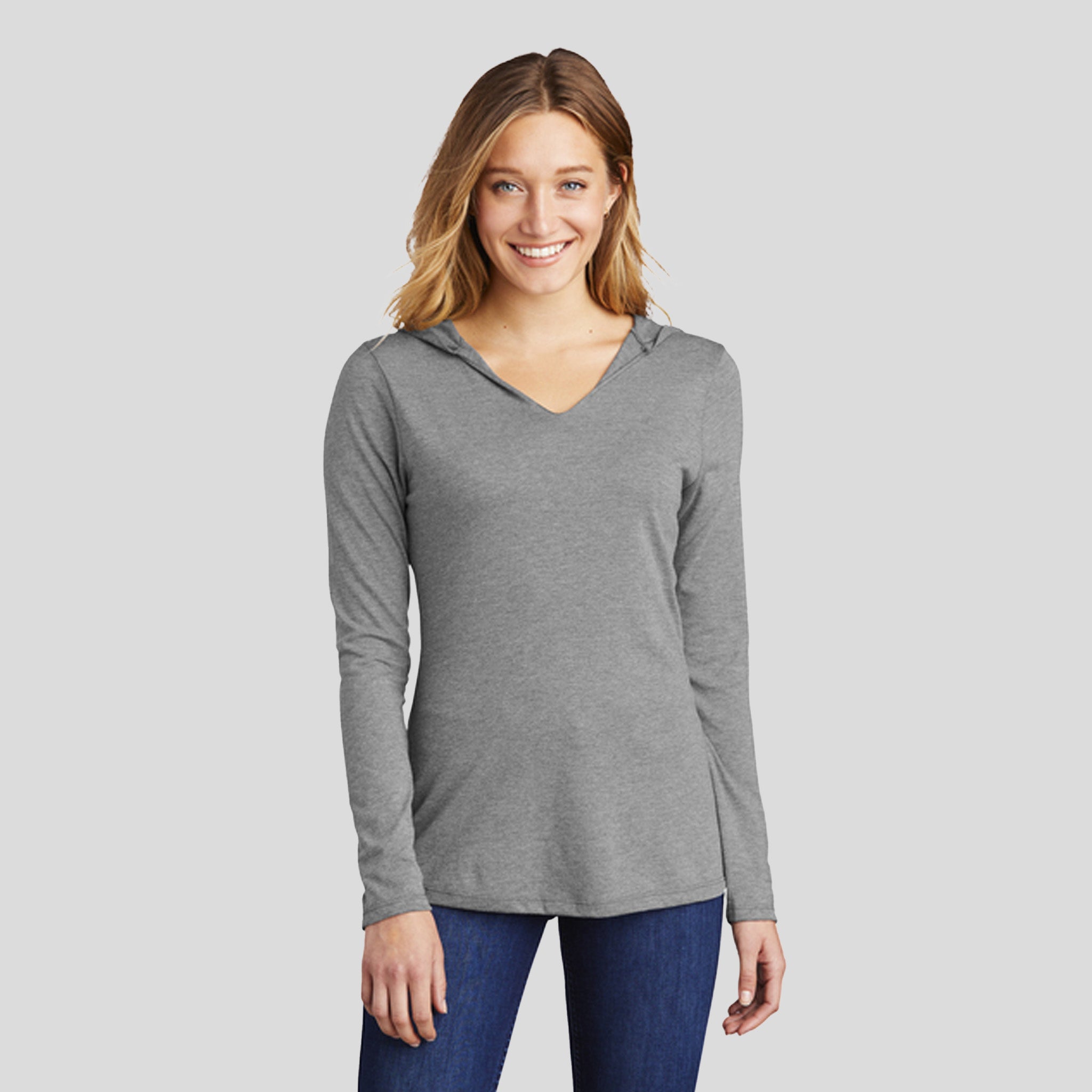 Women’s Perfect Tri ® Long Sleeve Hoodie | Grey Frost