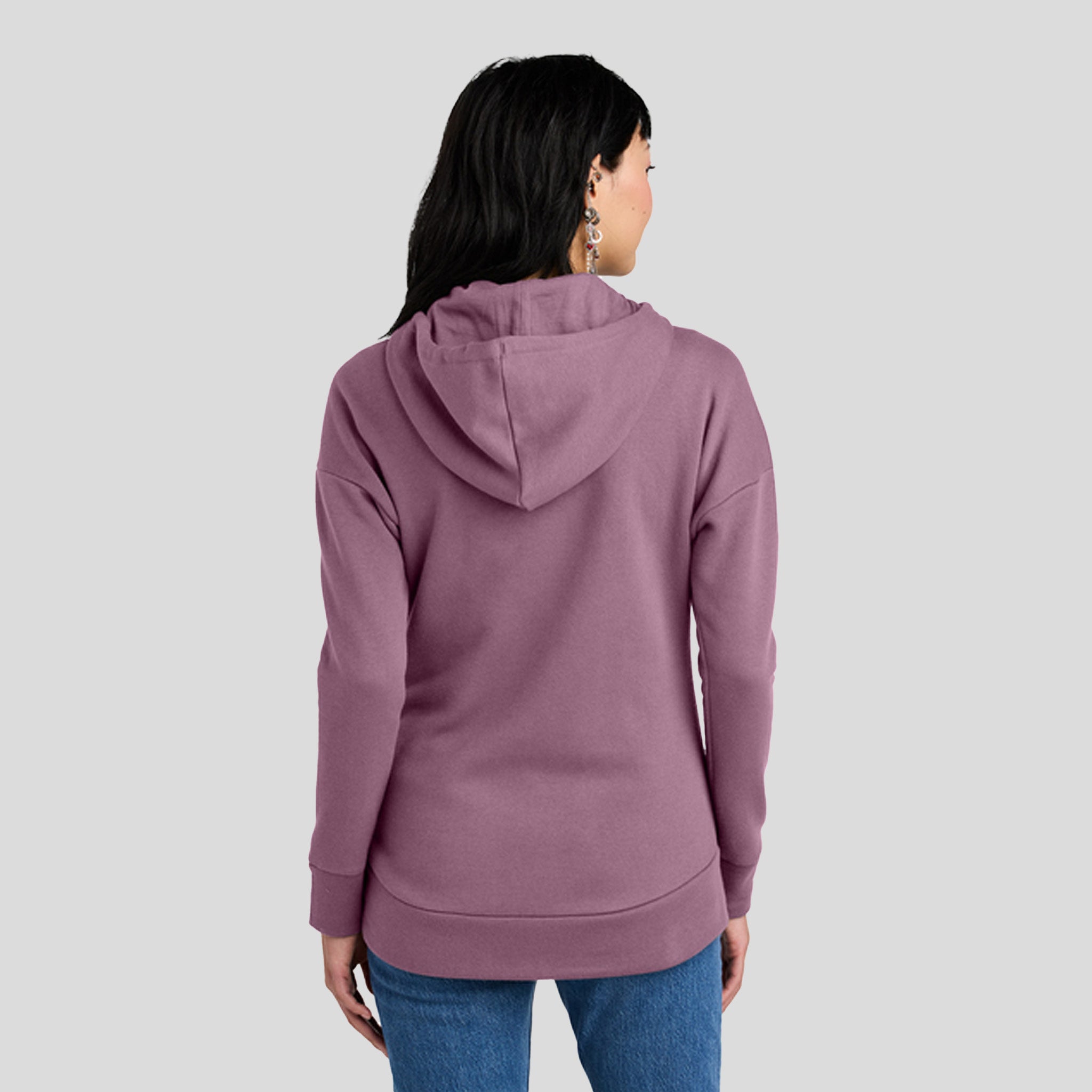 Women’s Perfect Weight® Fleece Drop Shoulder Full-Zip Hoodie | Orchid Haze