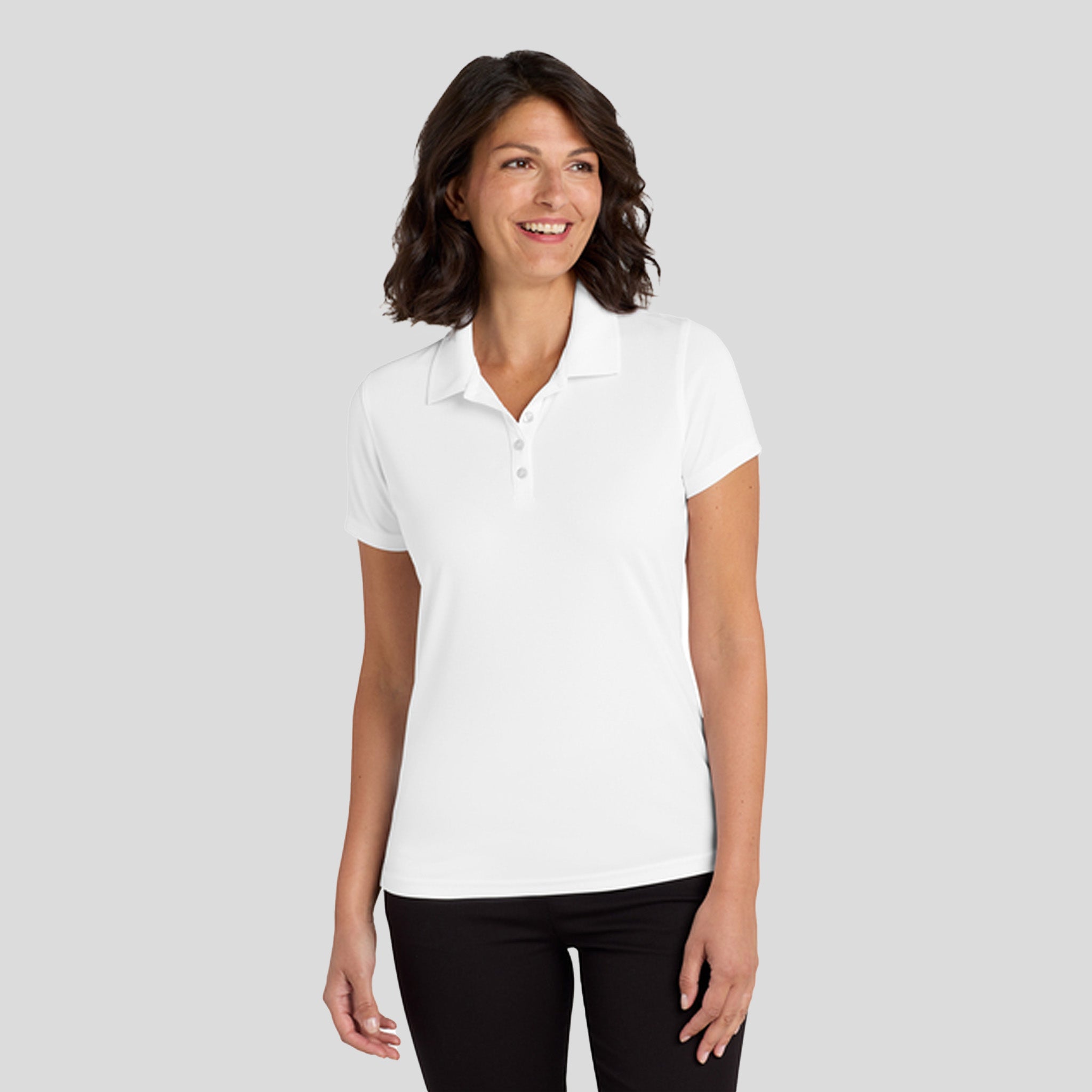 Women's Dry Zone® UV Micro-Mesh Polo | White