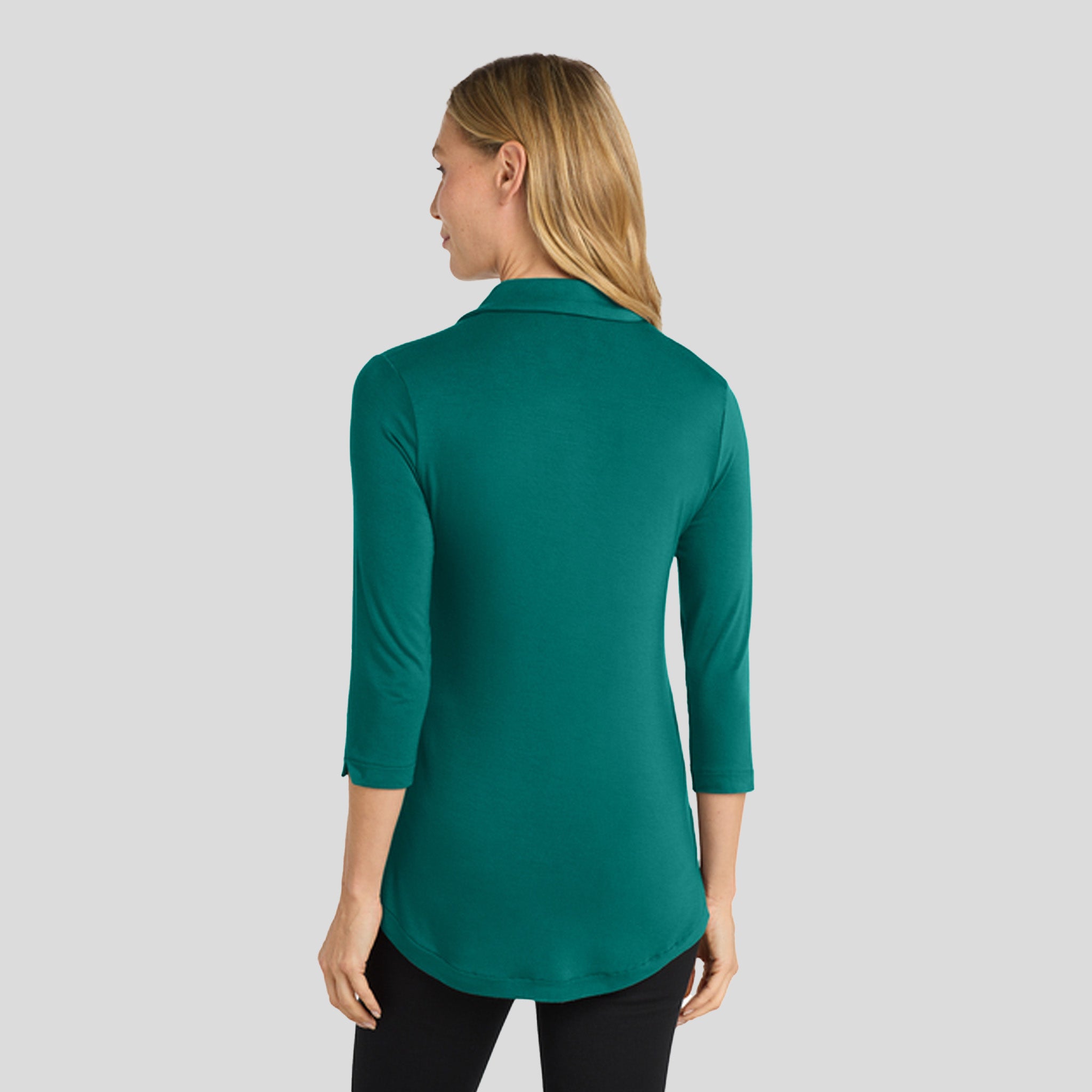 Women's Luxe Knit Tunic | Teal Green