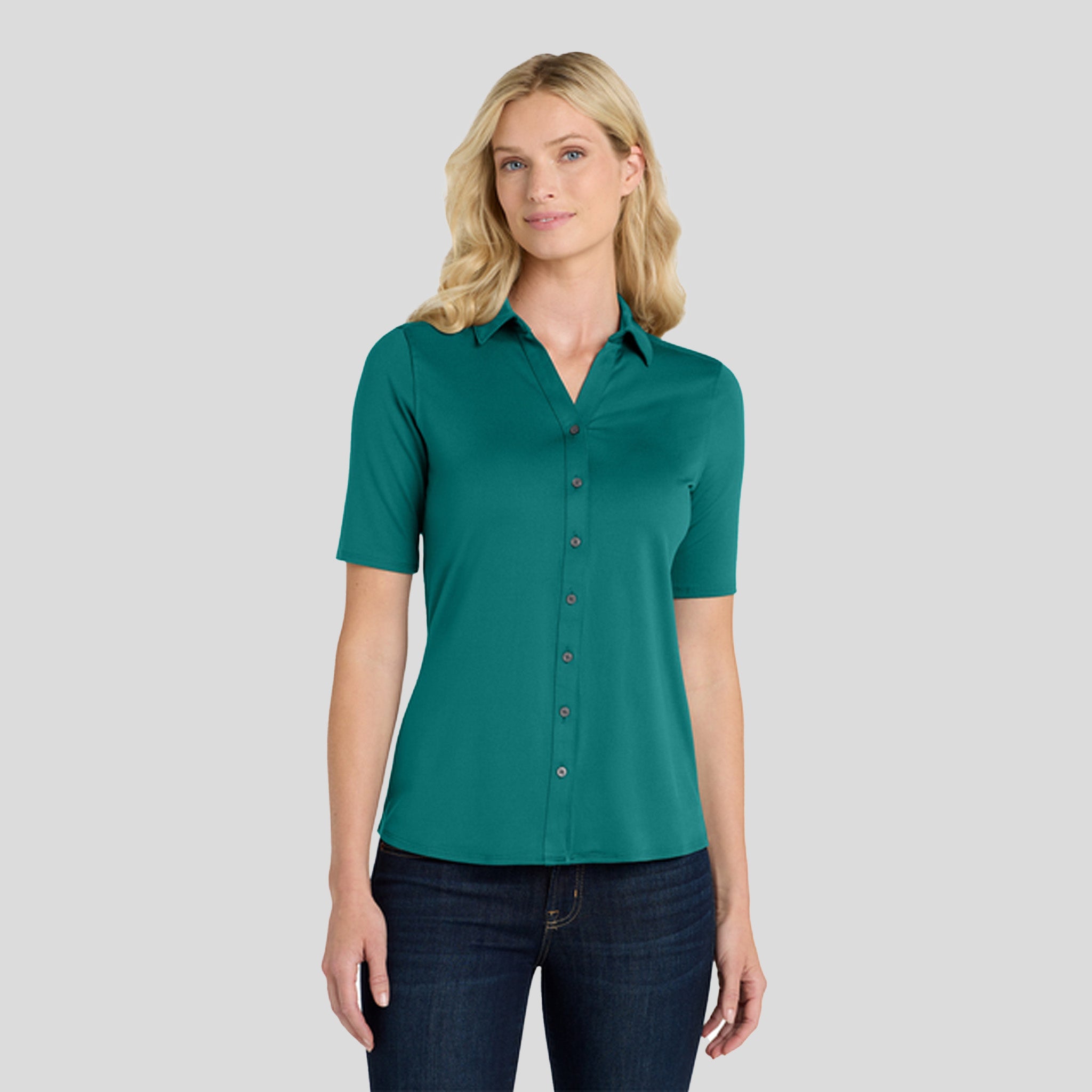 Women's City Stretch Top | Dark Teal