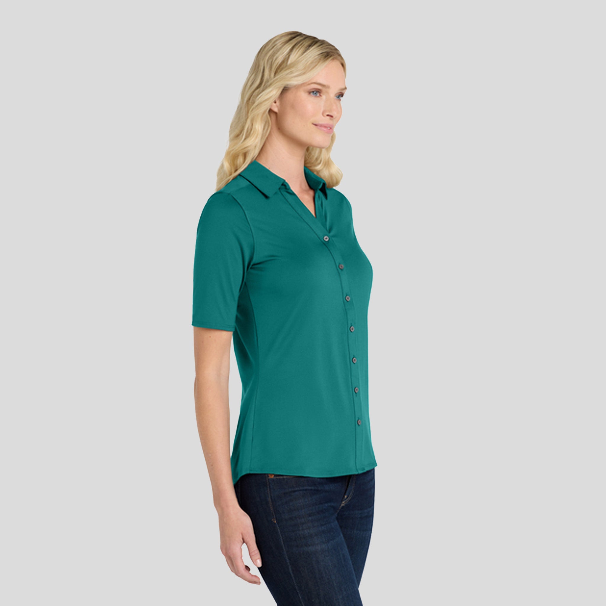 Women's City Stretch Top | Dark Teal