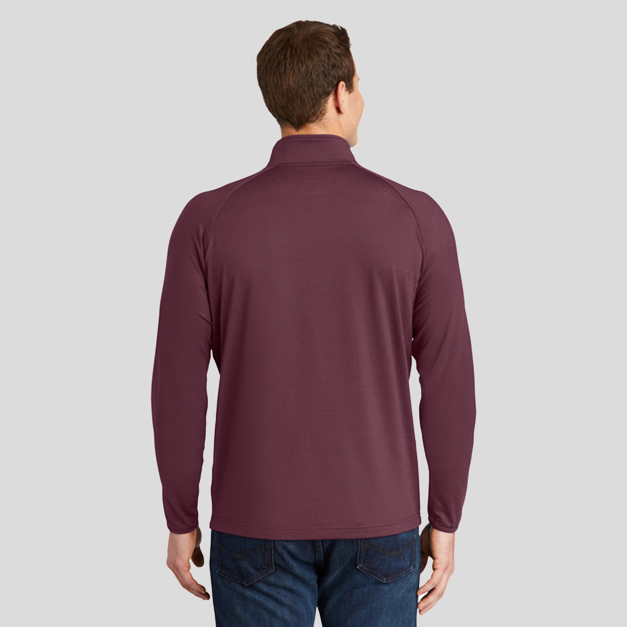 Sport-Wick® Stretch 1/4-Zip Pullover | Maroon