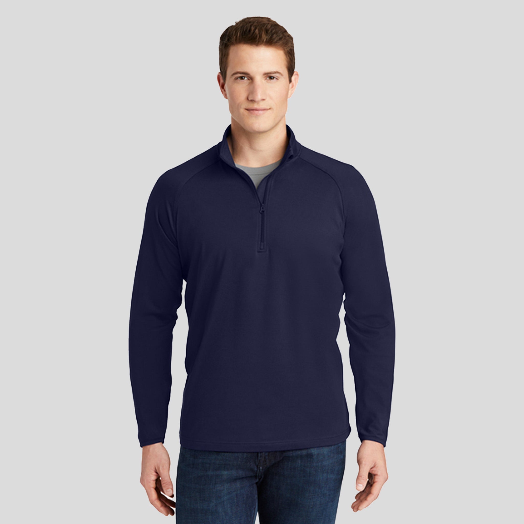 Sport-Wick® Stretch 1/4-Zip Pullover | True Navy