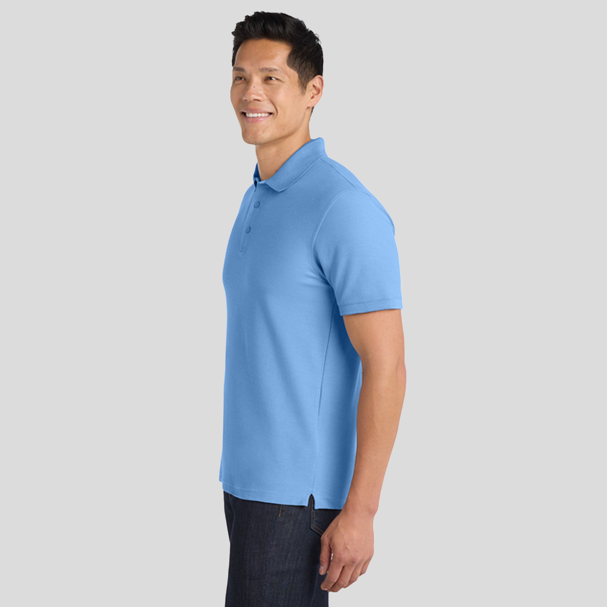 Men's Core Classic Pique Polo | Carolina Blue