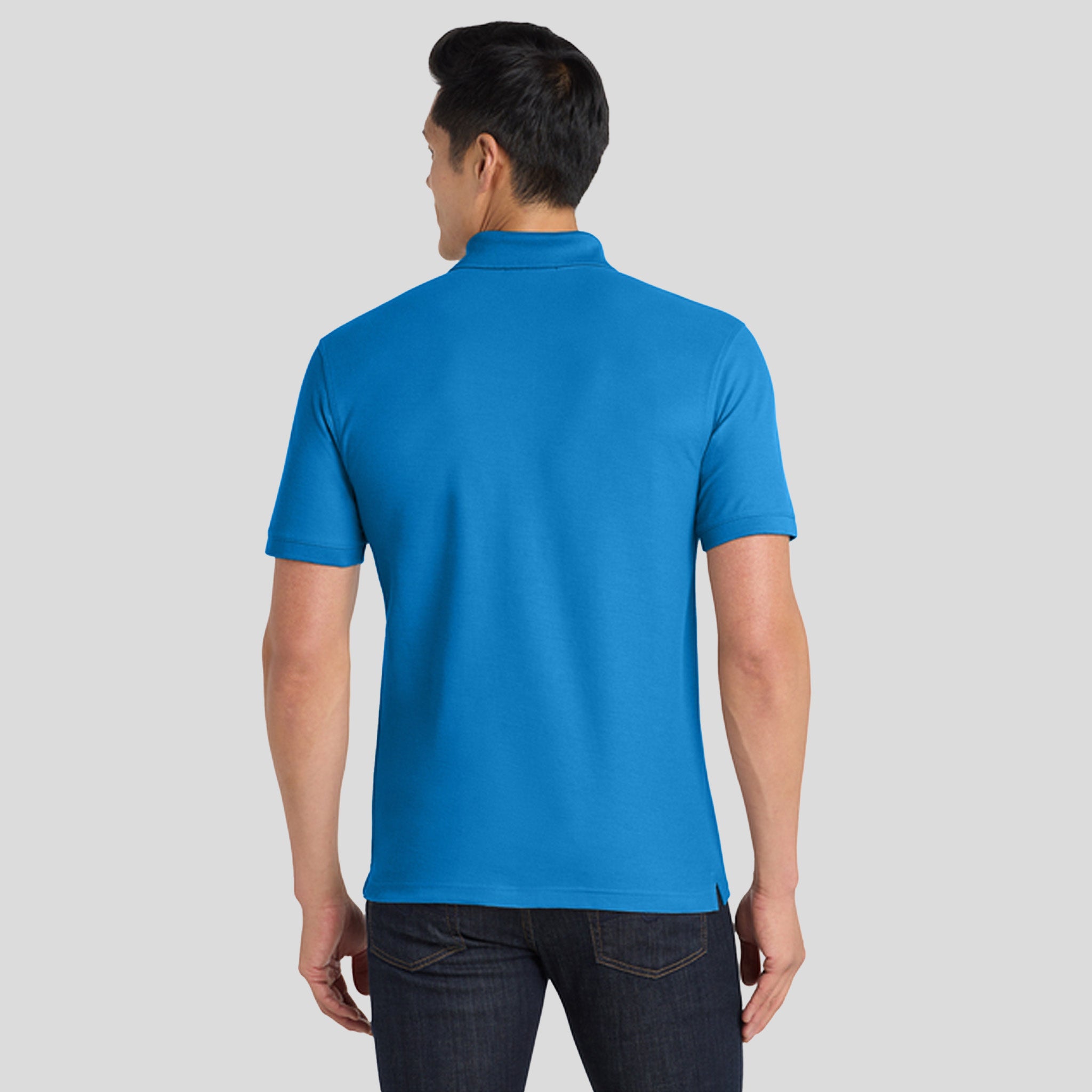 Men's Core Classic Pique Polo | Coastal Blue
