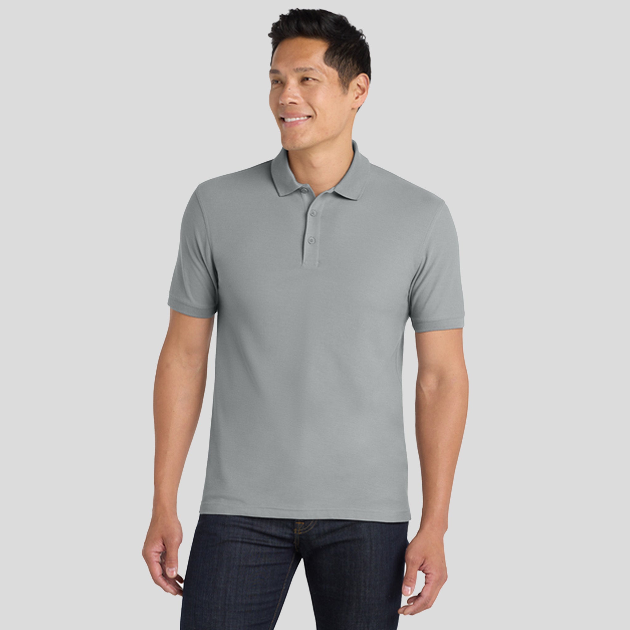 Men's Core Classic Pique Polo | Gusty Grey