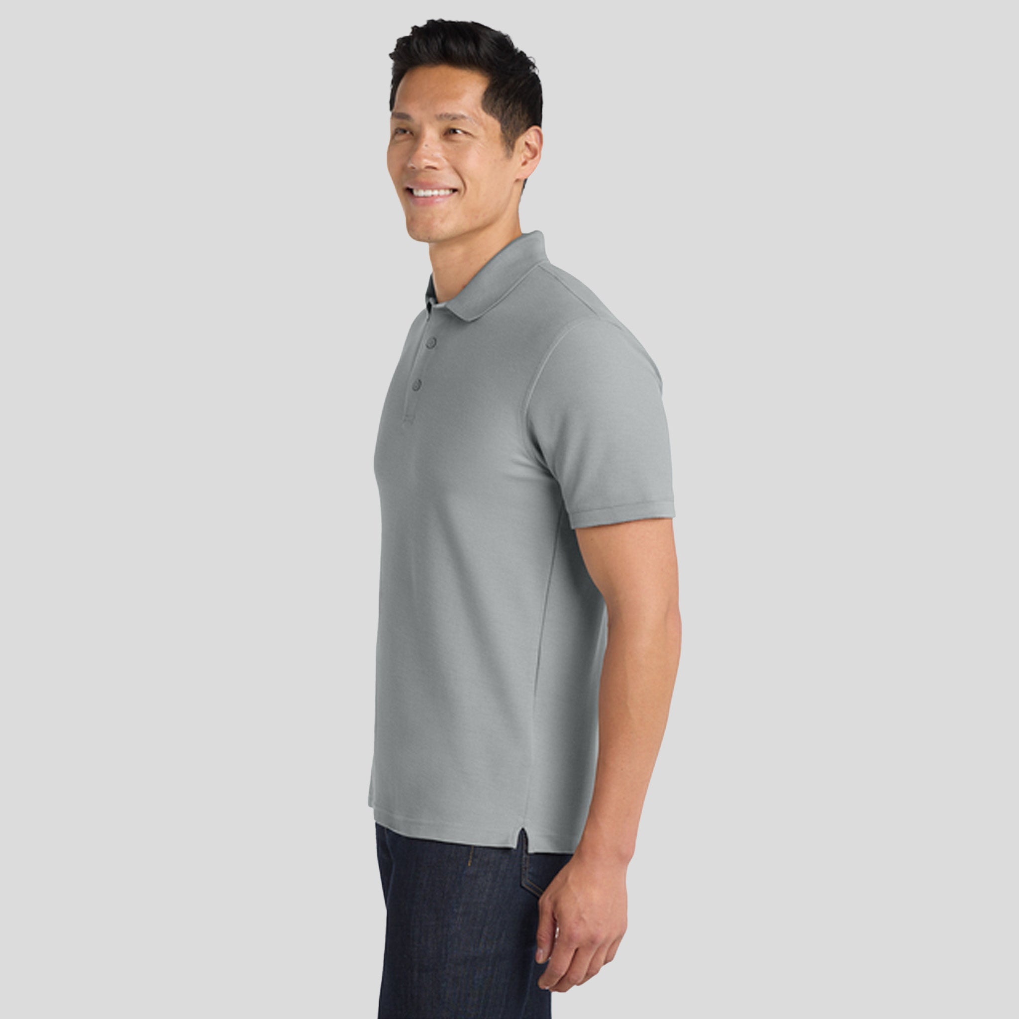 Men's Core Classic Pique Polo | Gusty Grey