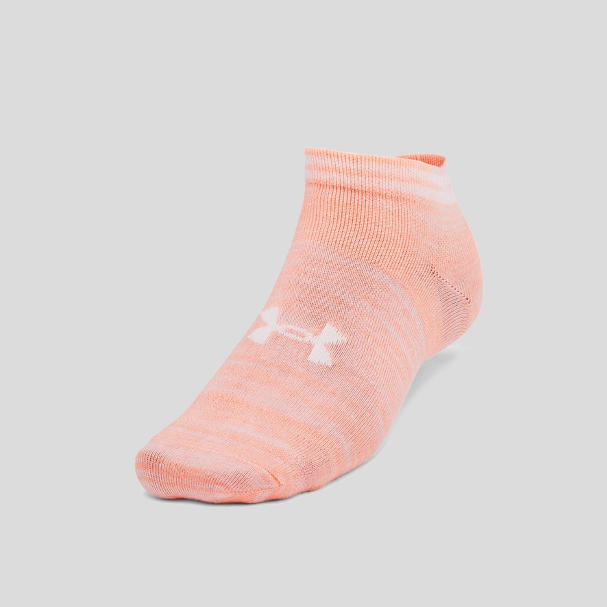 Unisex UA Essential 6-Pack Low Cut Socks | Flare Orange/White