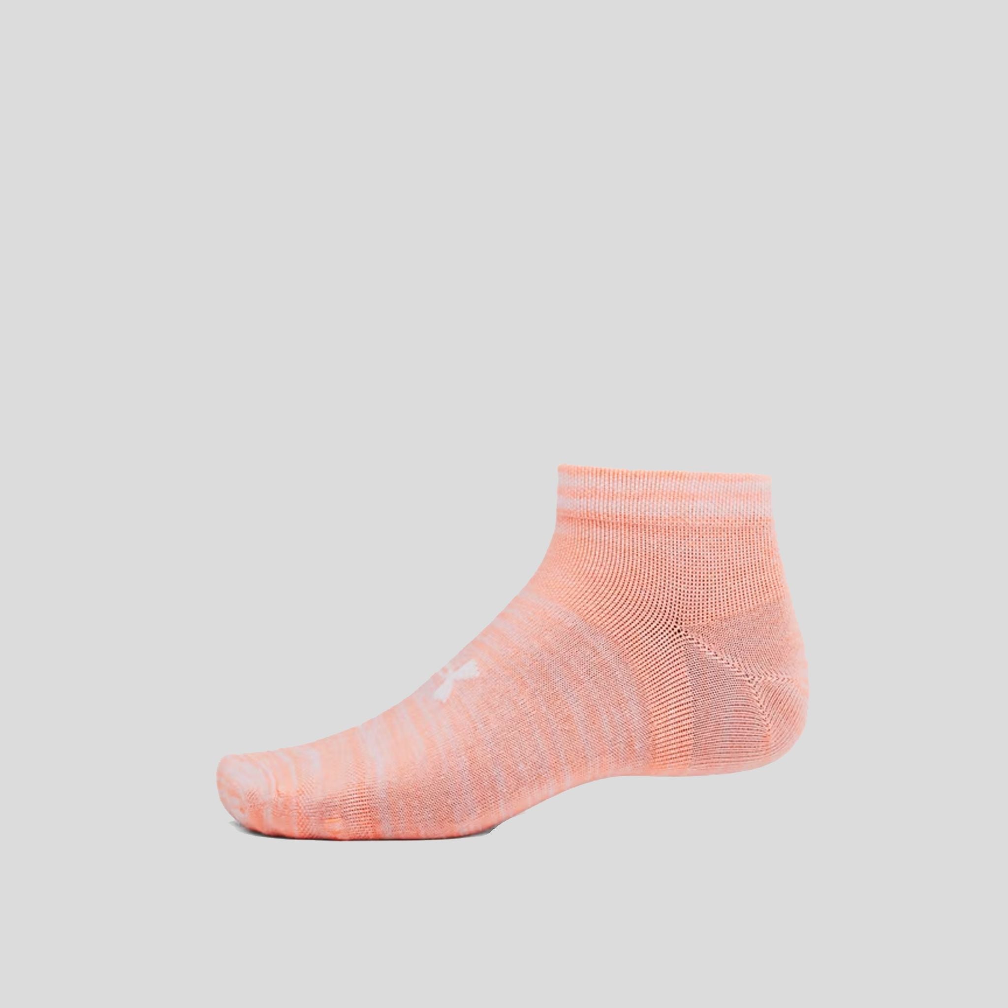 Unisex UA Essential 6-Pack Low Cut Socks | Flare Orange/White