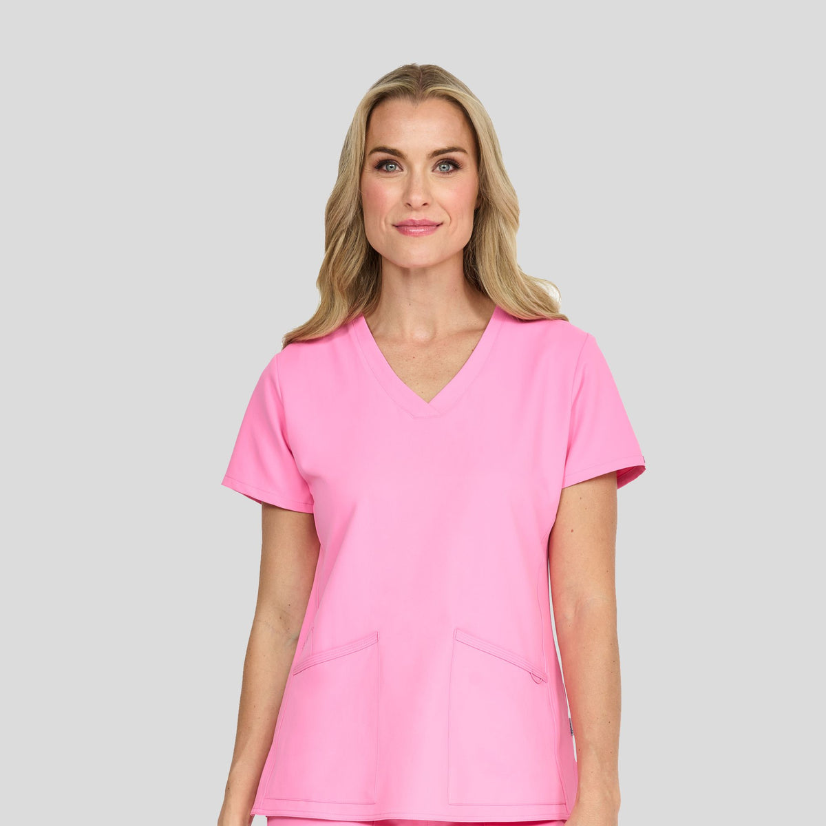 Focus V-Neck Top | Pink Lemonade – Robert's Medical Uniforms