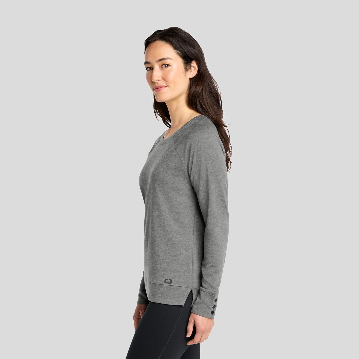 Women's Command Long Sleeve Scoop Neck | Gear Grey