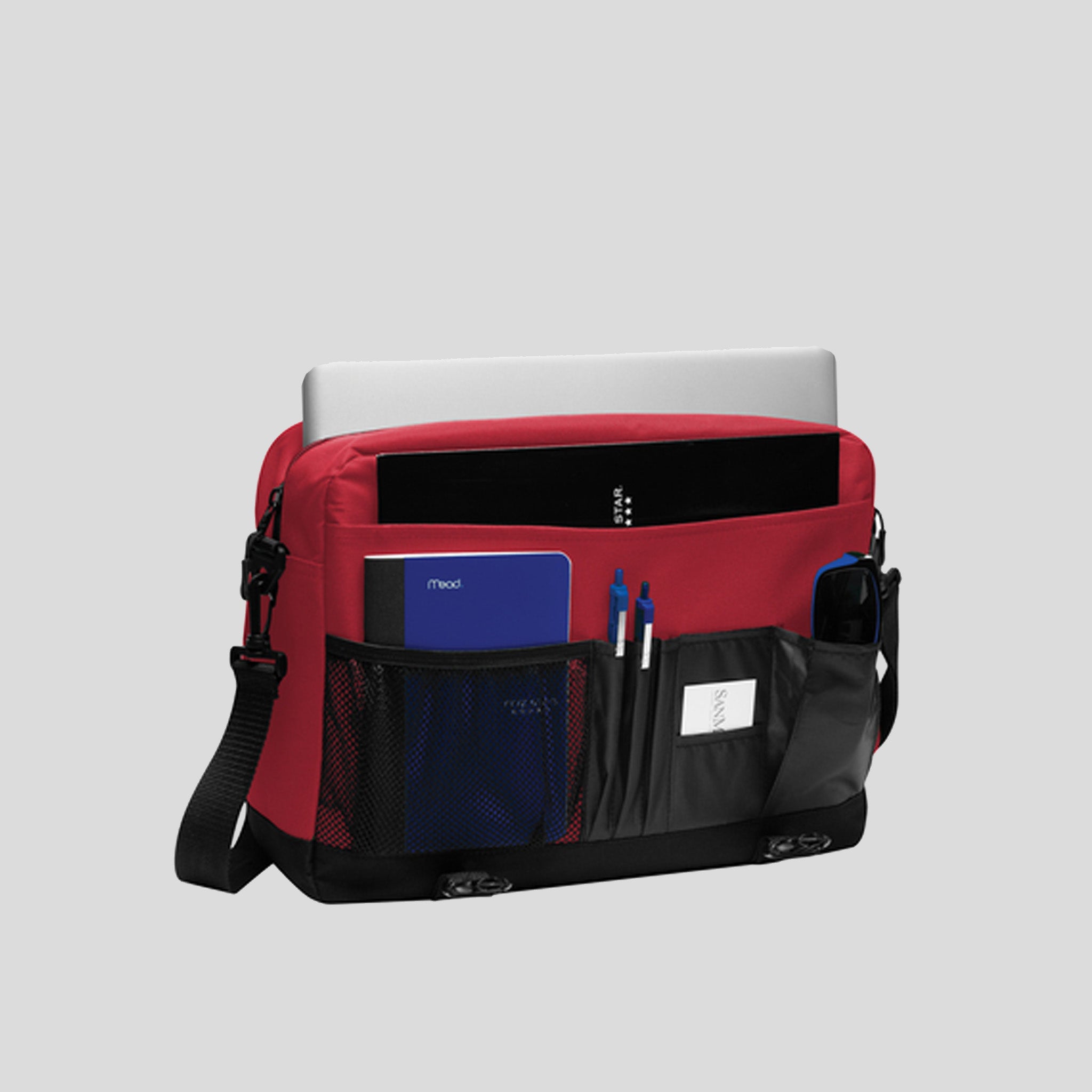 Messenger Briefcase | Chili Red